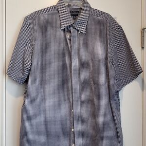 Croft & Barrow Blue Casual Button Down Shirt Lightweight Cotton